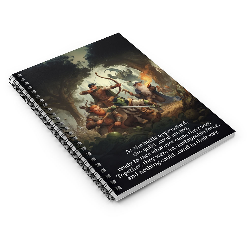 Thumbnail: DND Guild Spiral Notebook - Ruled Line