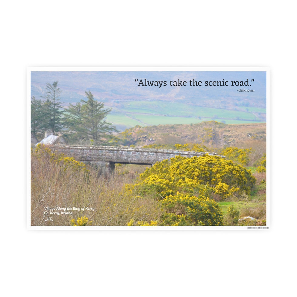 Thumbnail: "Scenic Road" Ring of Kerry Poster