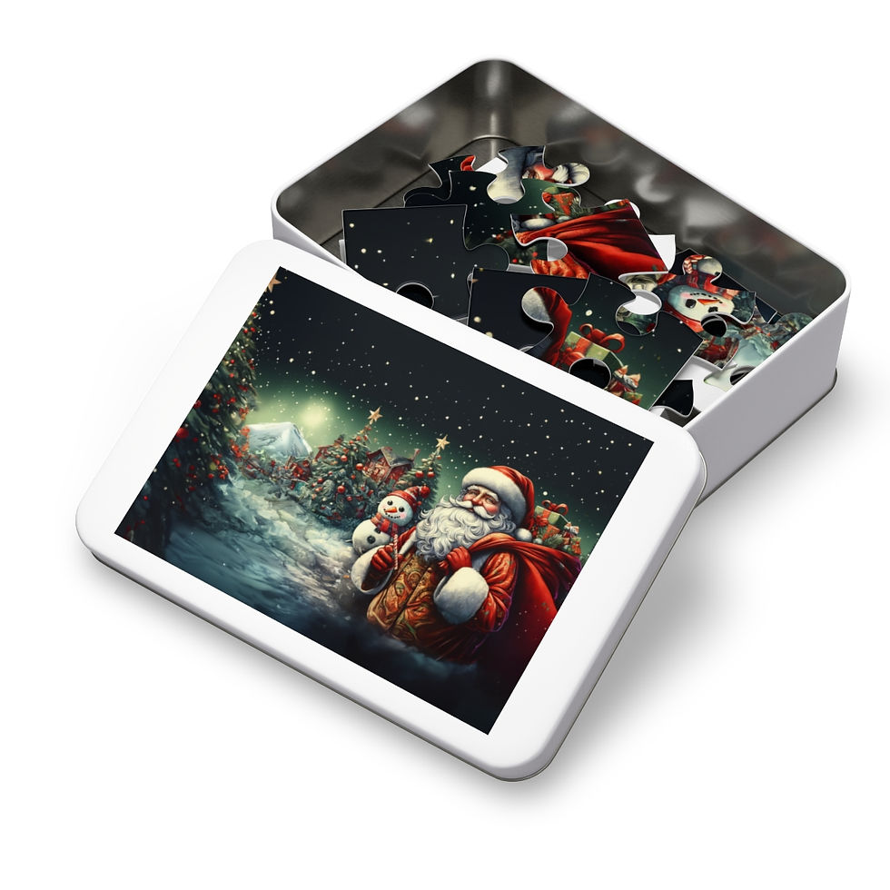 Thumbnail: Santa Jigsaw Puzzle (30, 110, 252, 500,1000-Piece)