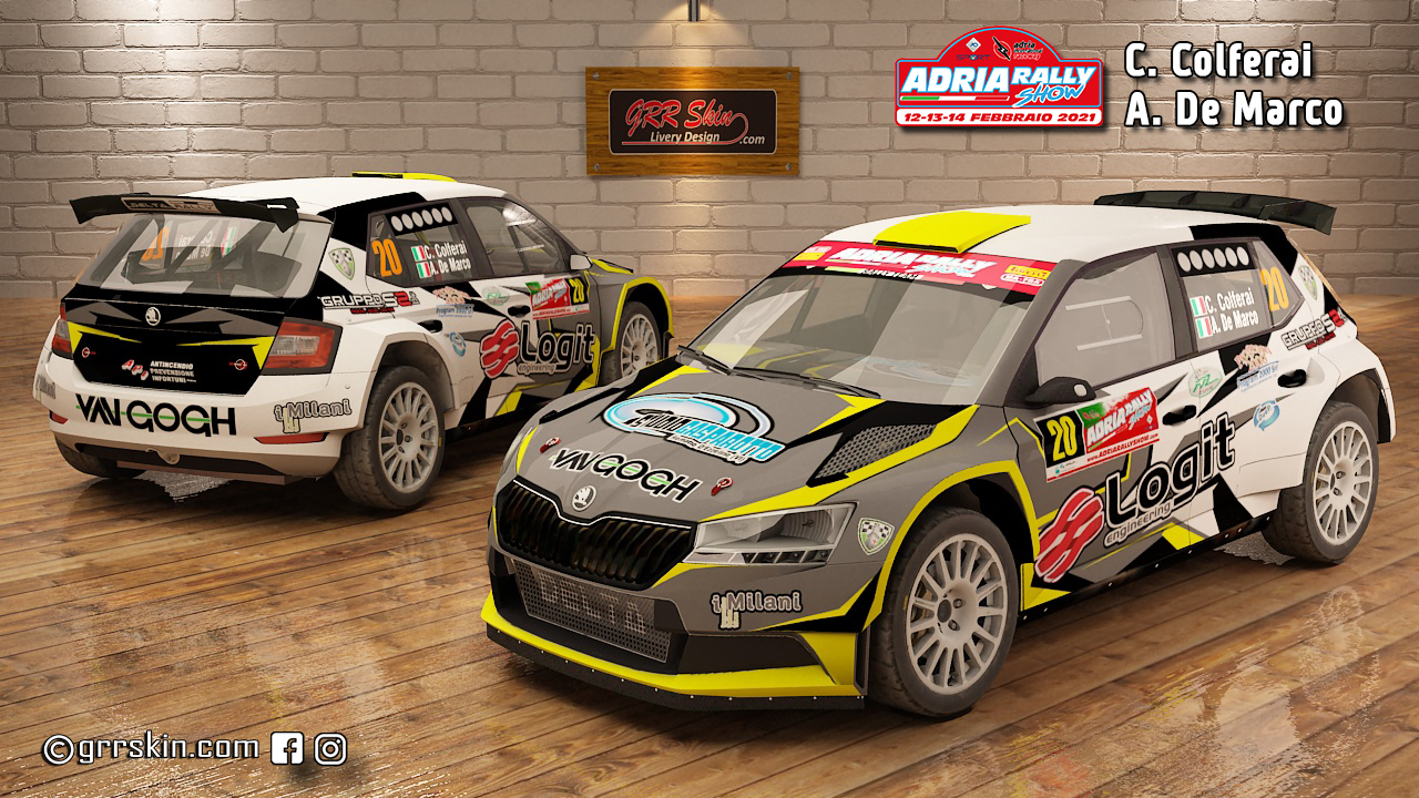 Skoda Fabia R5 Evo Colferai Adria 2021