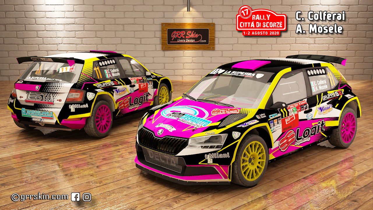 Skoda Fabia R5 Evo Colferai Scorze 2020.