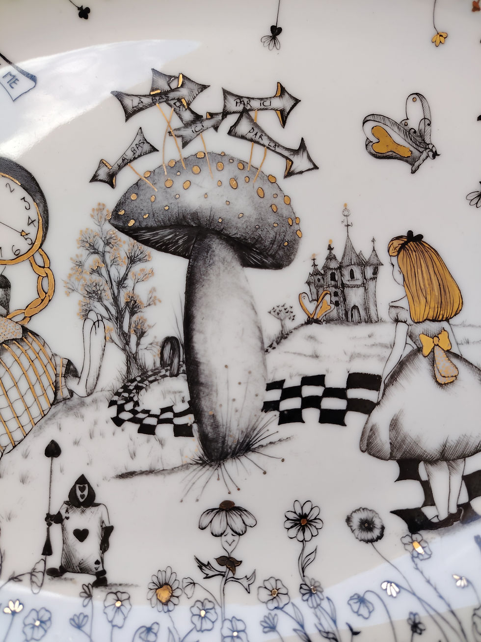 Miniature : Plat Ovale - Mais alors, dit Alice