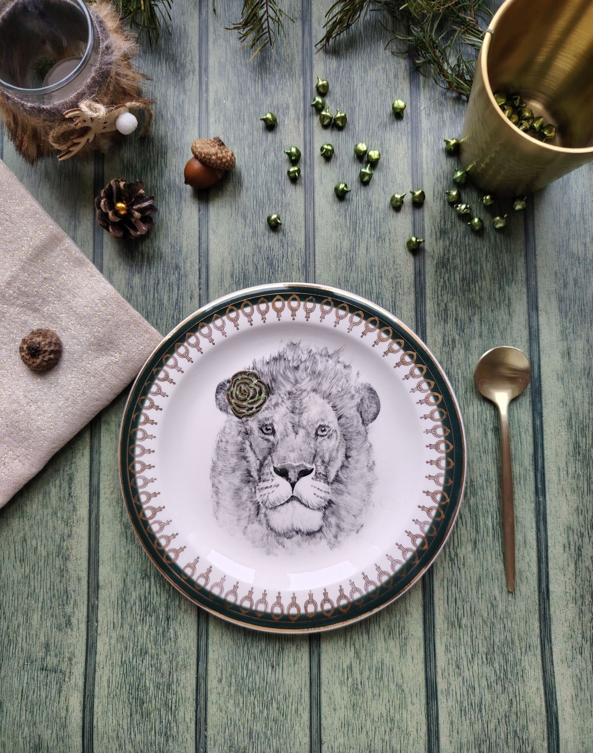 ❁assiette dessert Edmonde