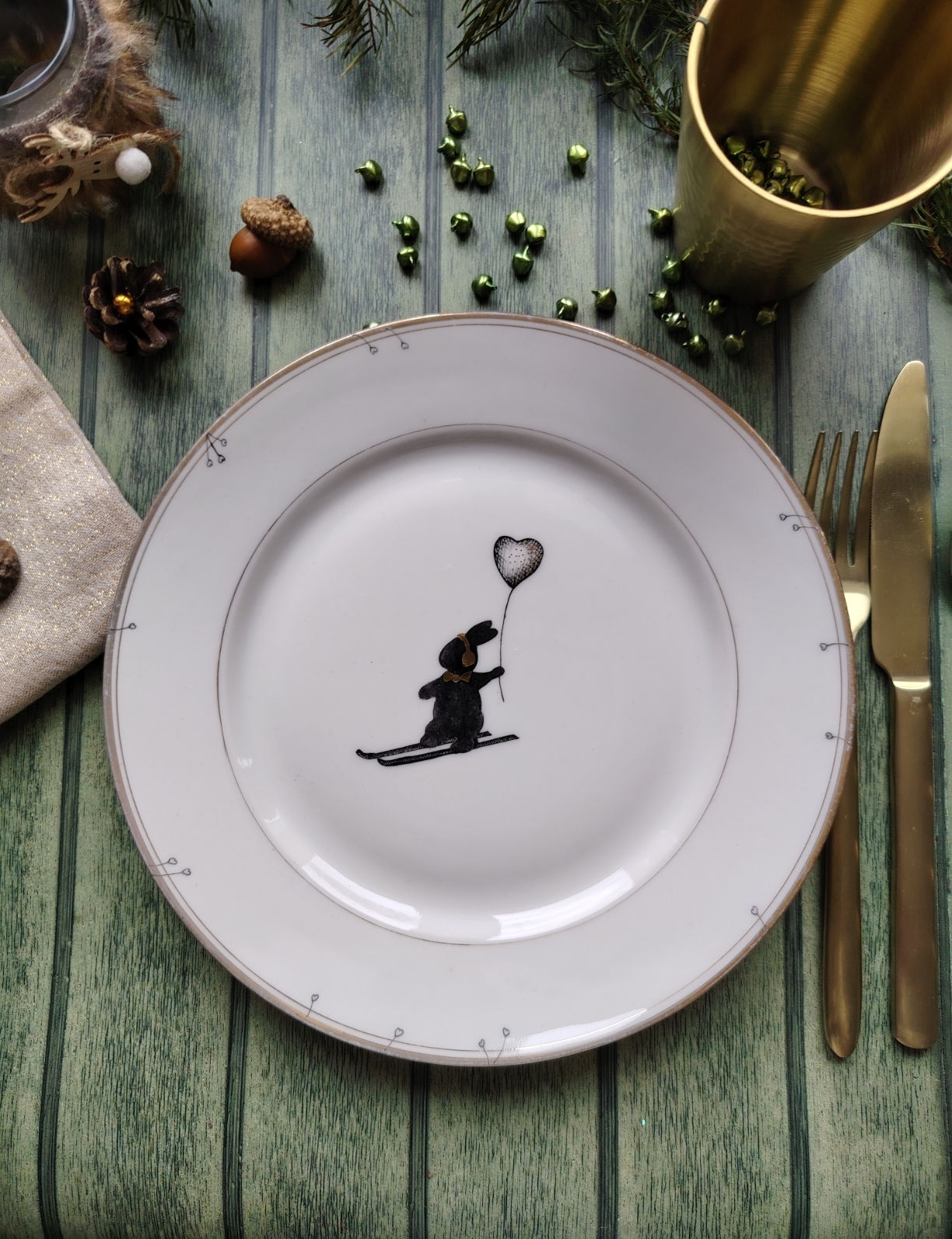 assiette plate🐇Hors piste