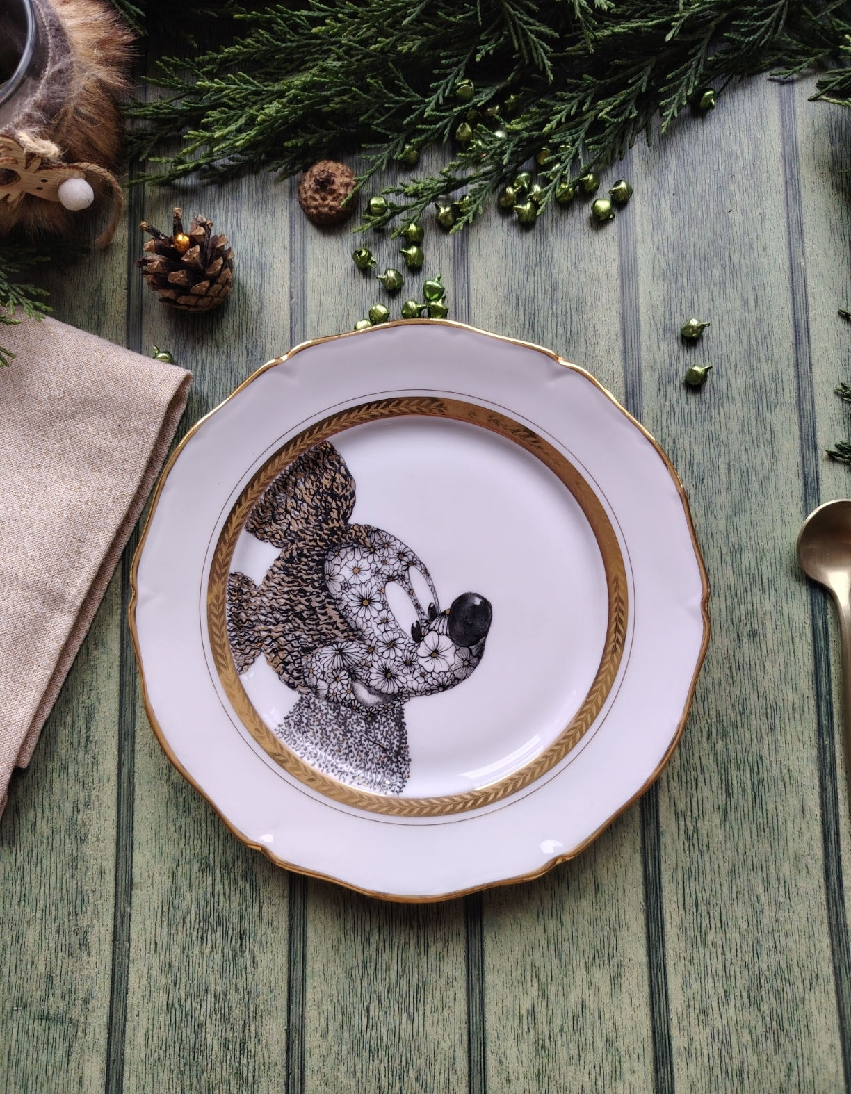 Assiette dessert ⌚Pour que la vie