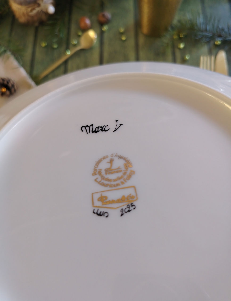Miniature : Assiette plate Marc