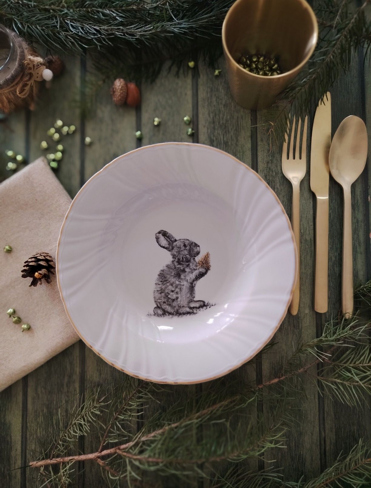 Assiette creuse Basile