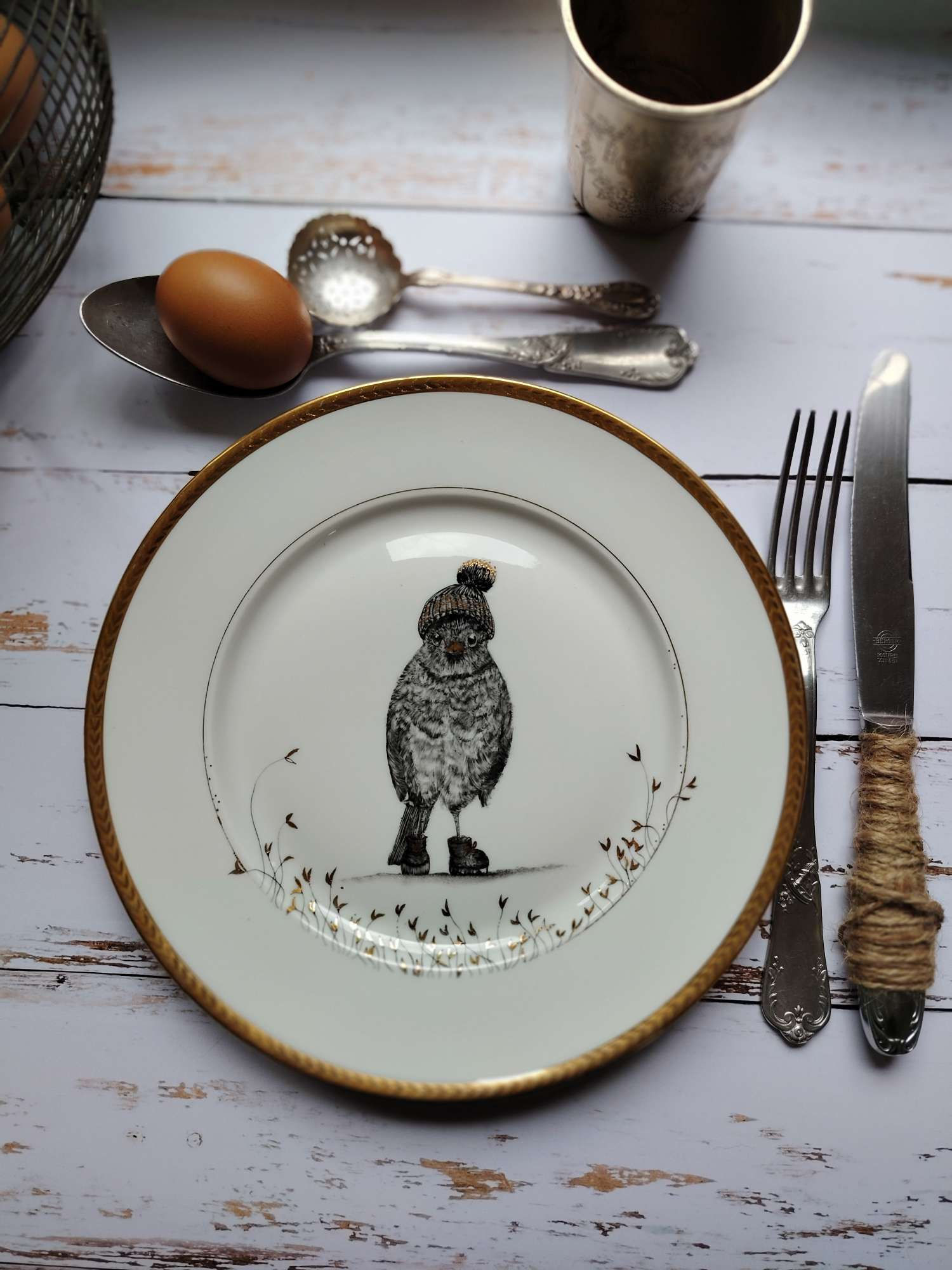 Assiette plate Gustave 🪶 