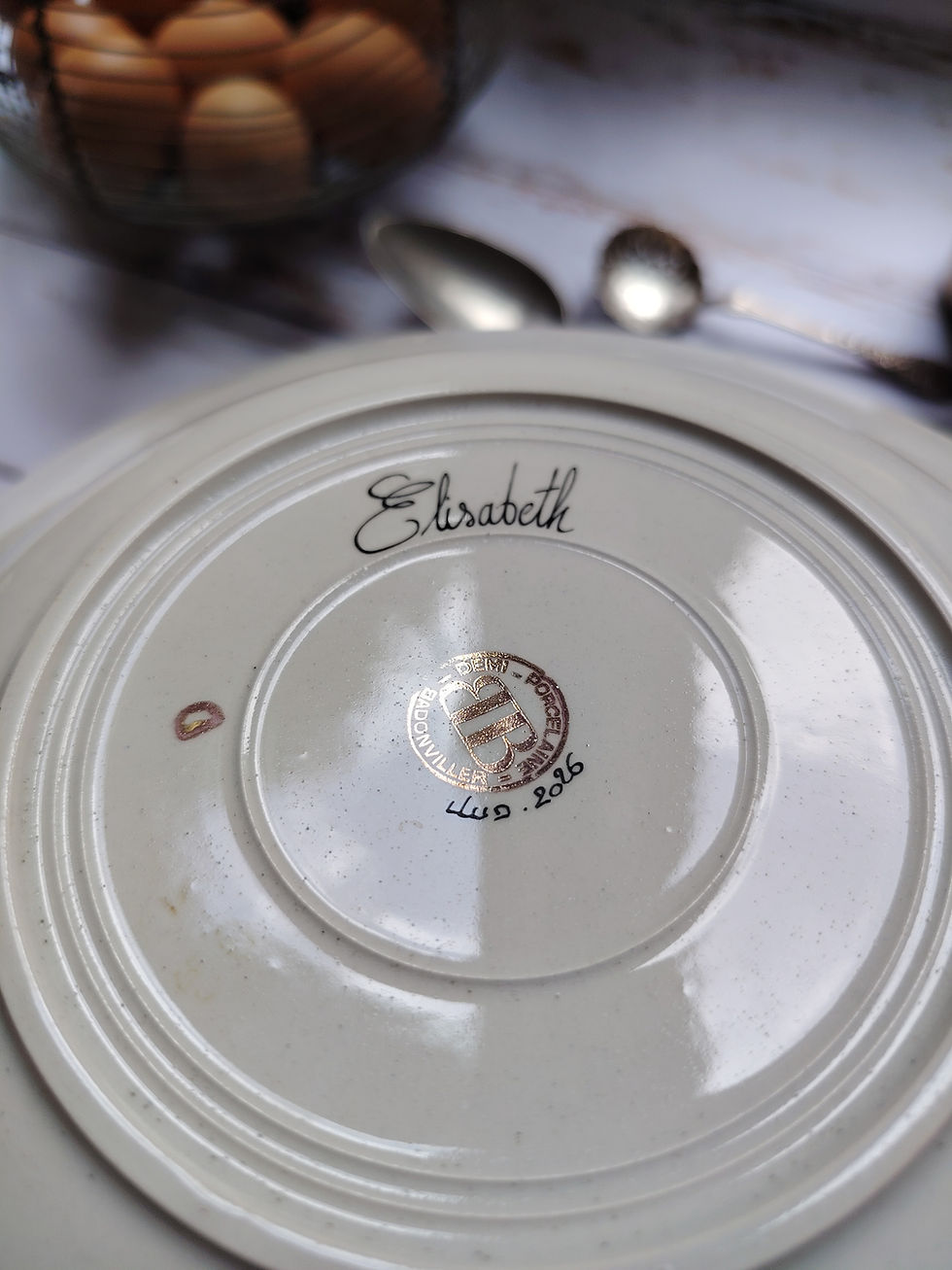 Miniature : ❁Assiette creuse Elisabeth 