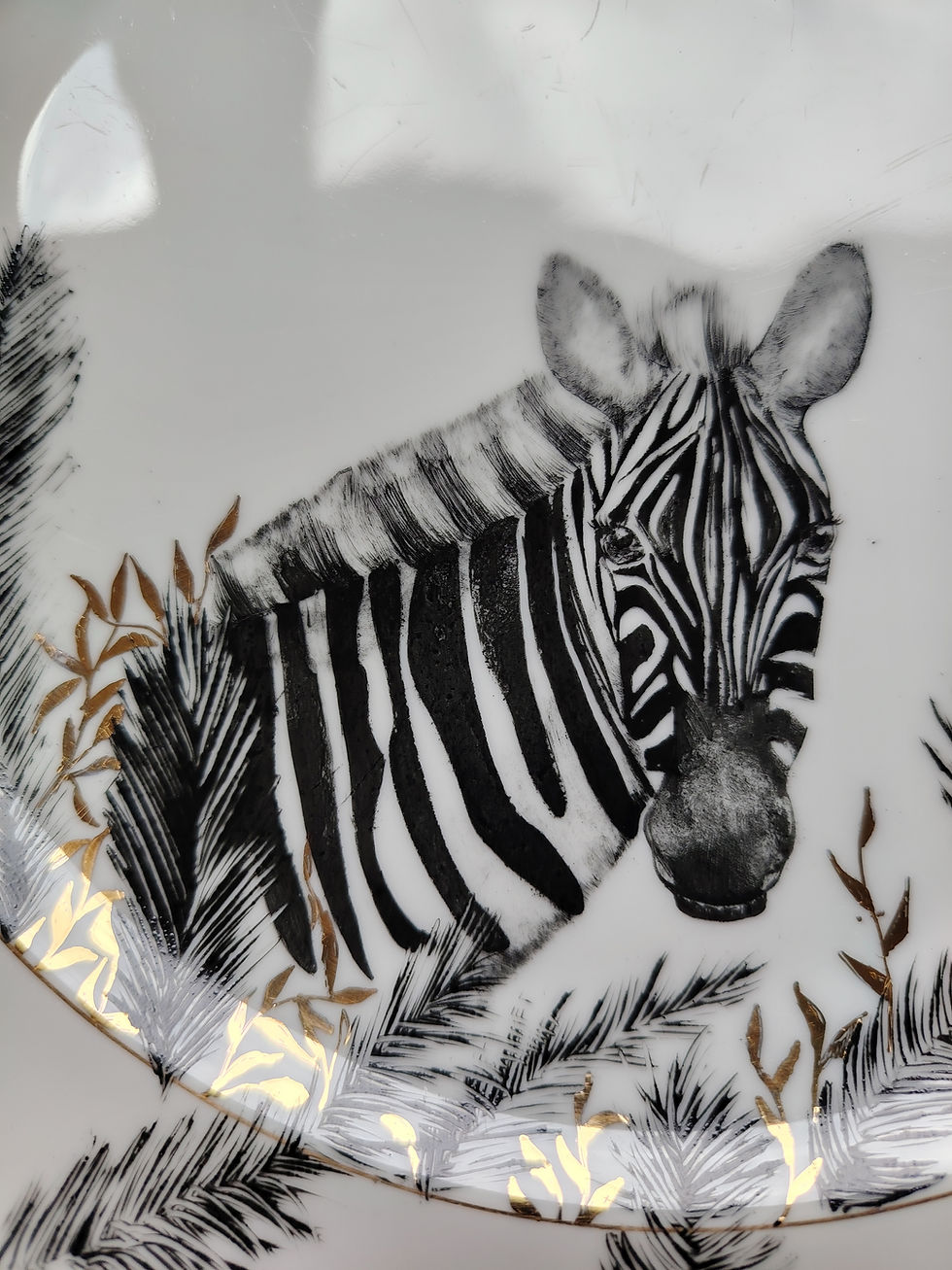 Miniature : Assiette plate Clotaire 🦓 