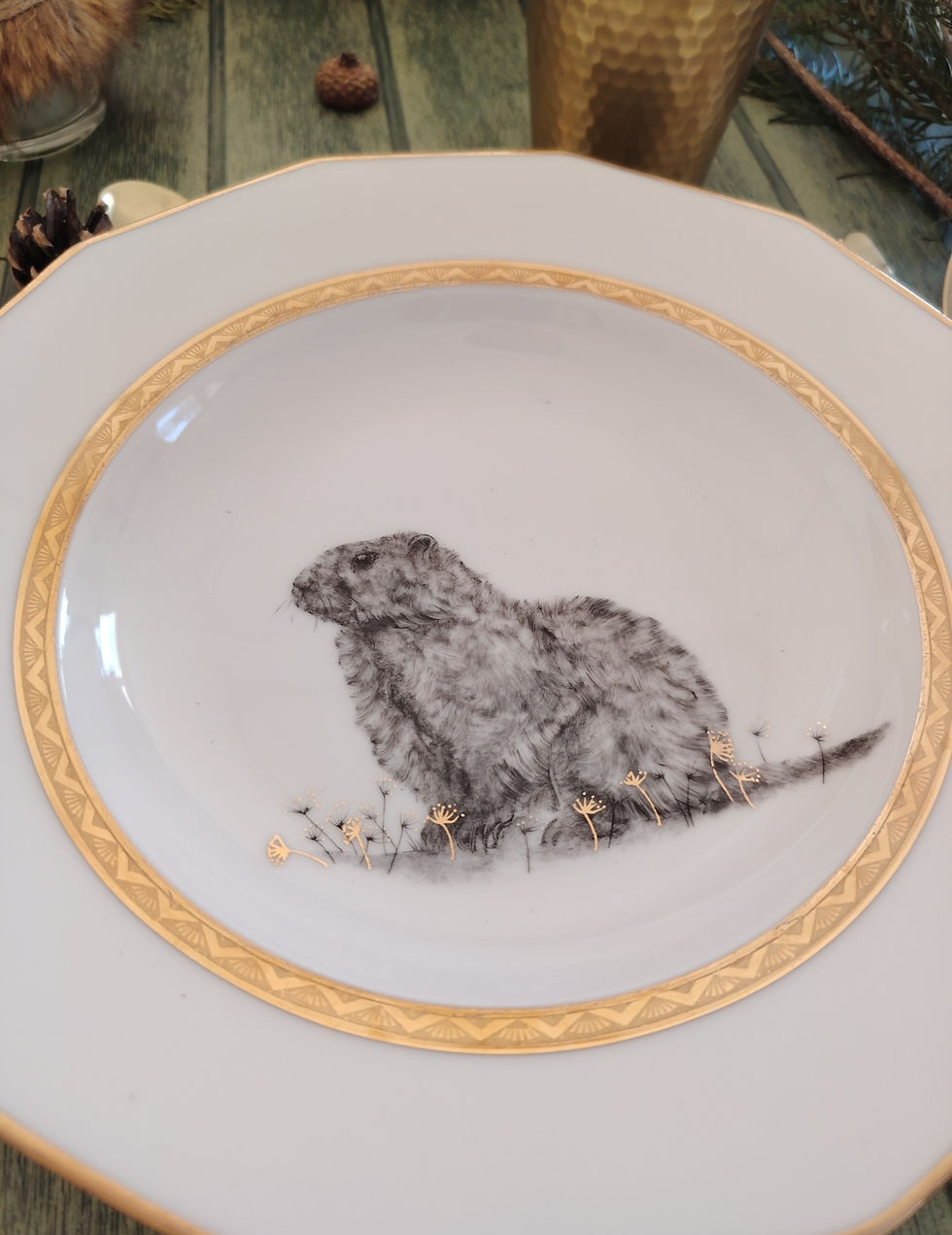 Miniature : Assiette creuse🦔 Martine