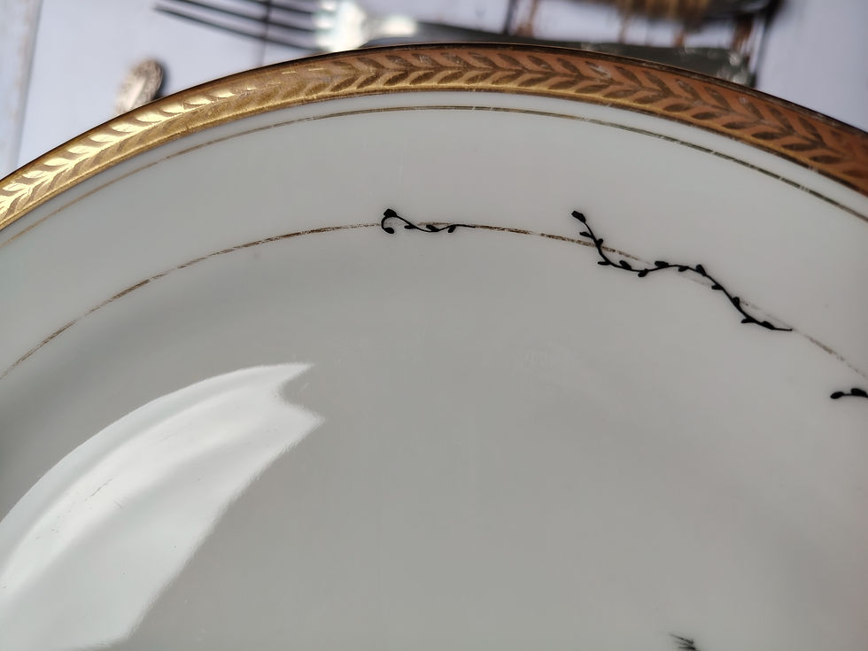 Miniature : Assiette plate François