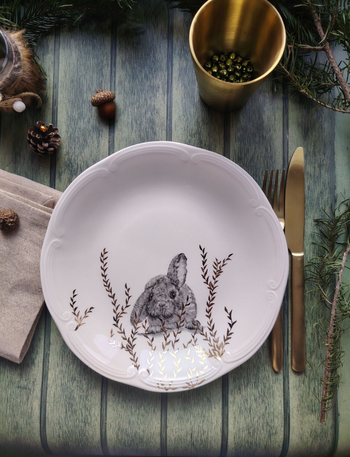 ❁Assiette plate Henriette