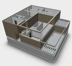 Revit model in opbouw