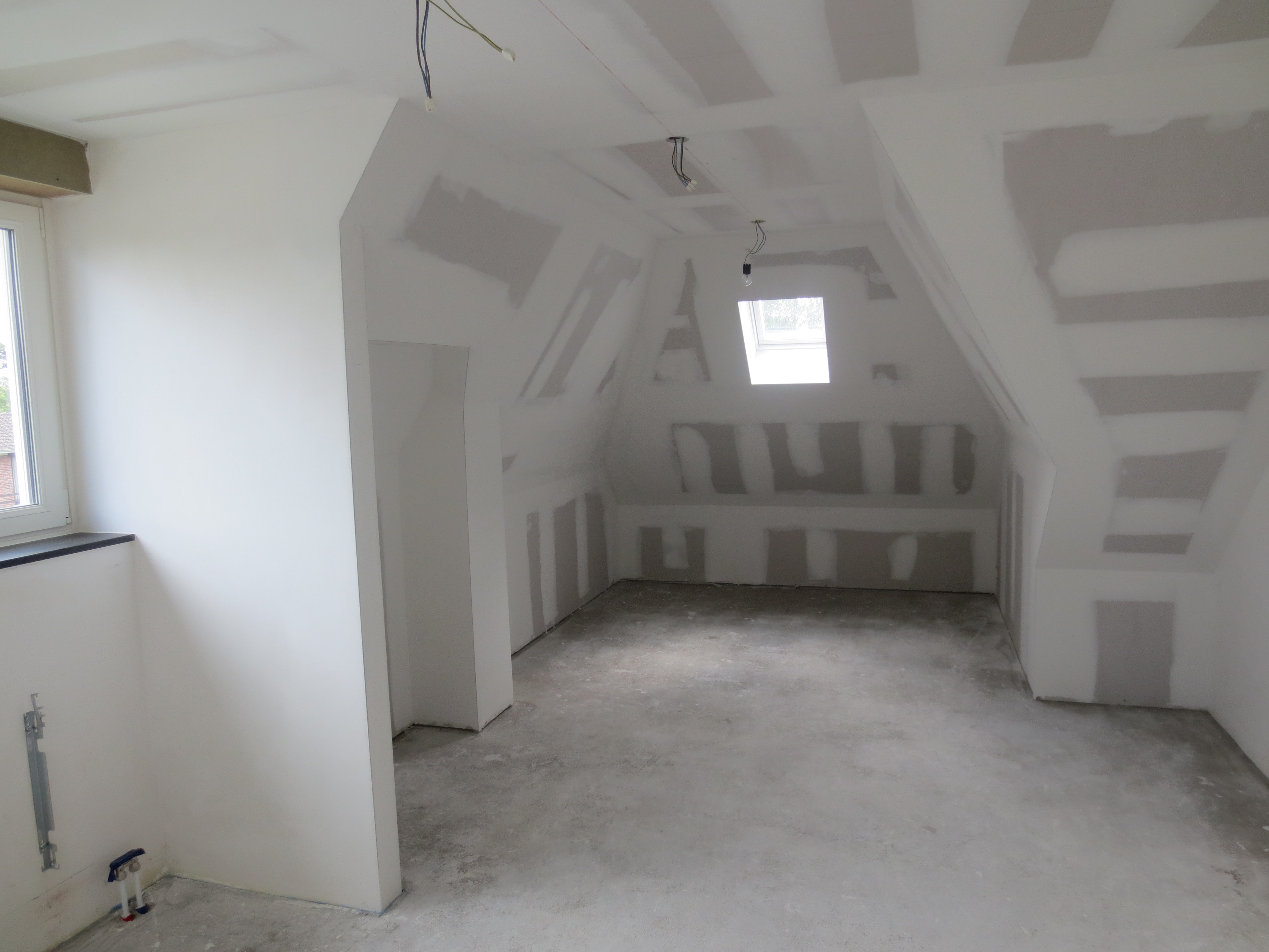 Pleisterwerk en gipskartonplaten