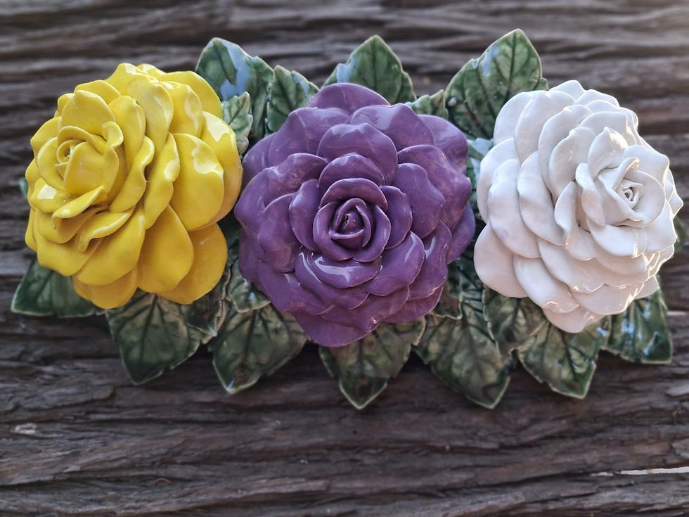 Thumbnail: Large Triple Rose Display