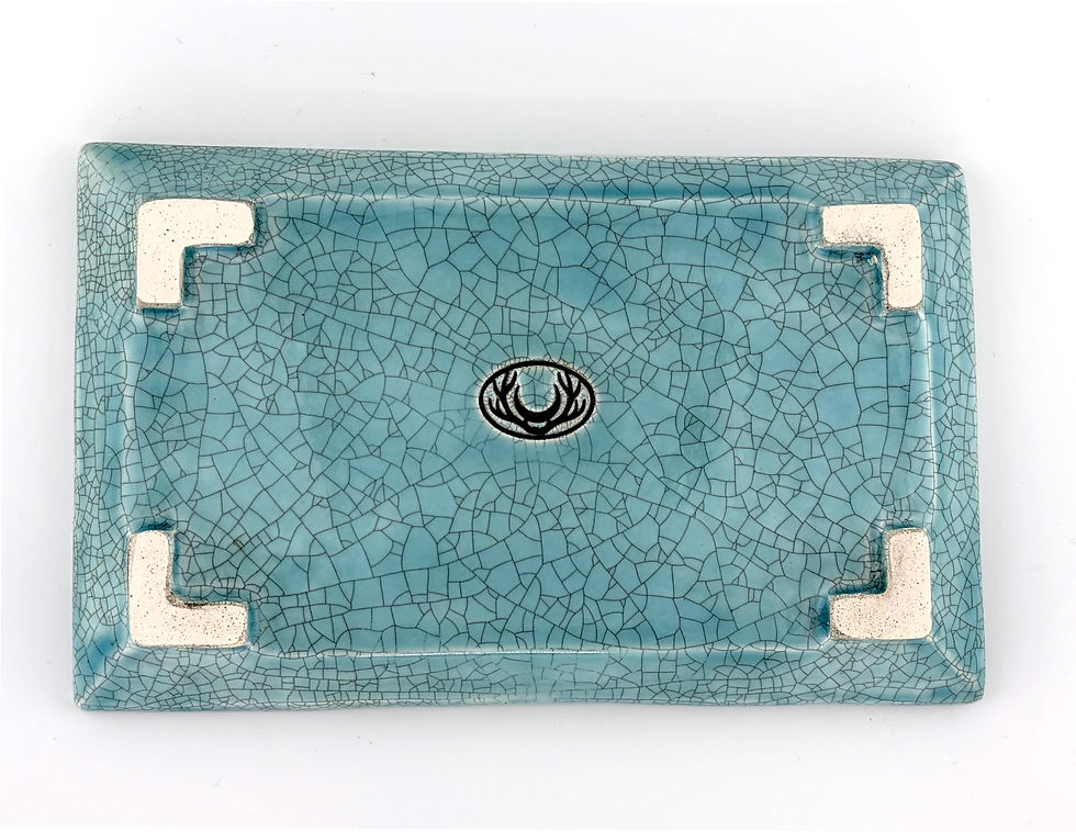 Thumbnail: Dream Catcher Tray - China Sea Crackle
