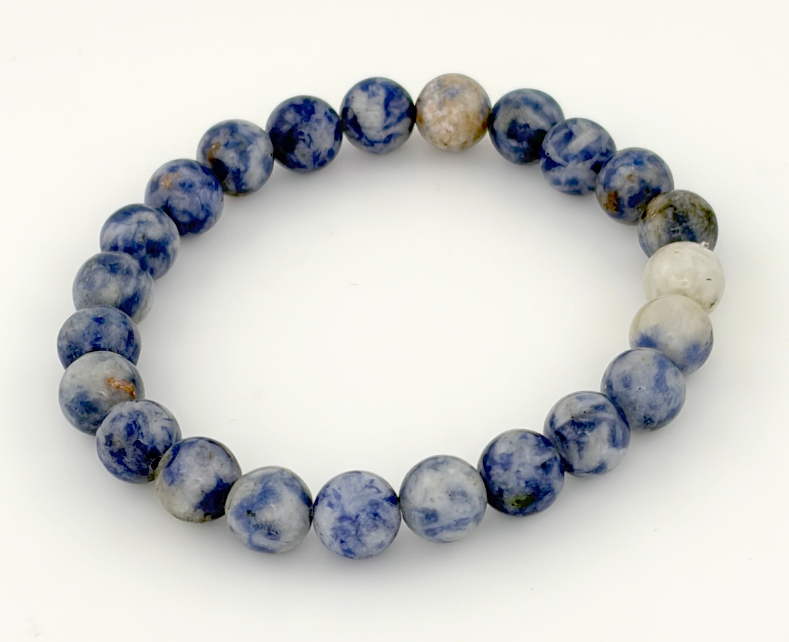Crystal Bracelet - Snowflake Sodalite