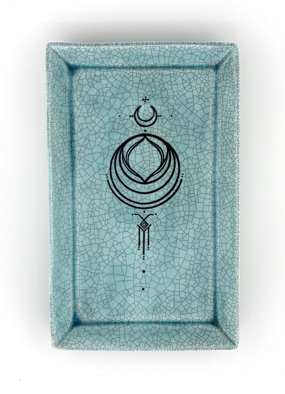 Dream Catcher Tray - China Sea Crackle