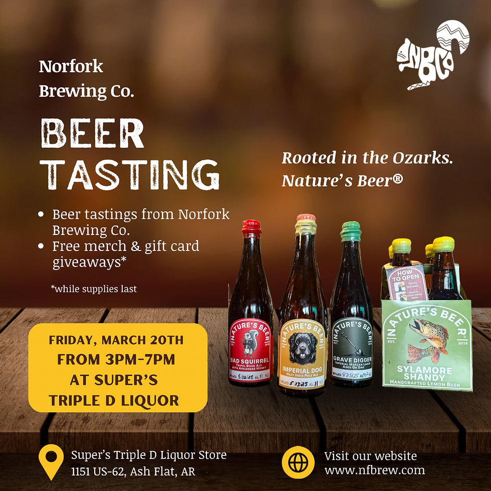 Nature's Beer® tasting event at Super's Triple D Liquor Store