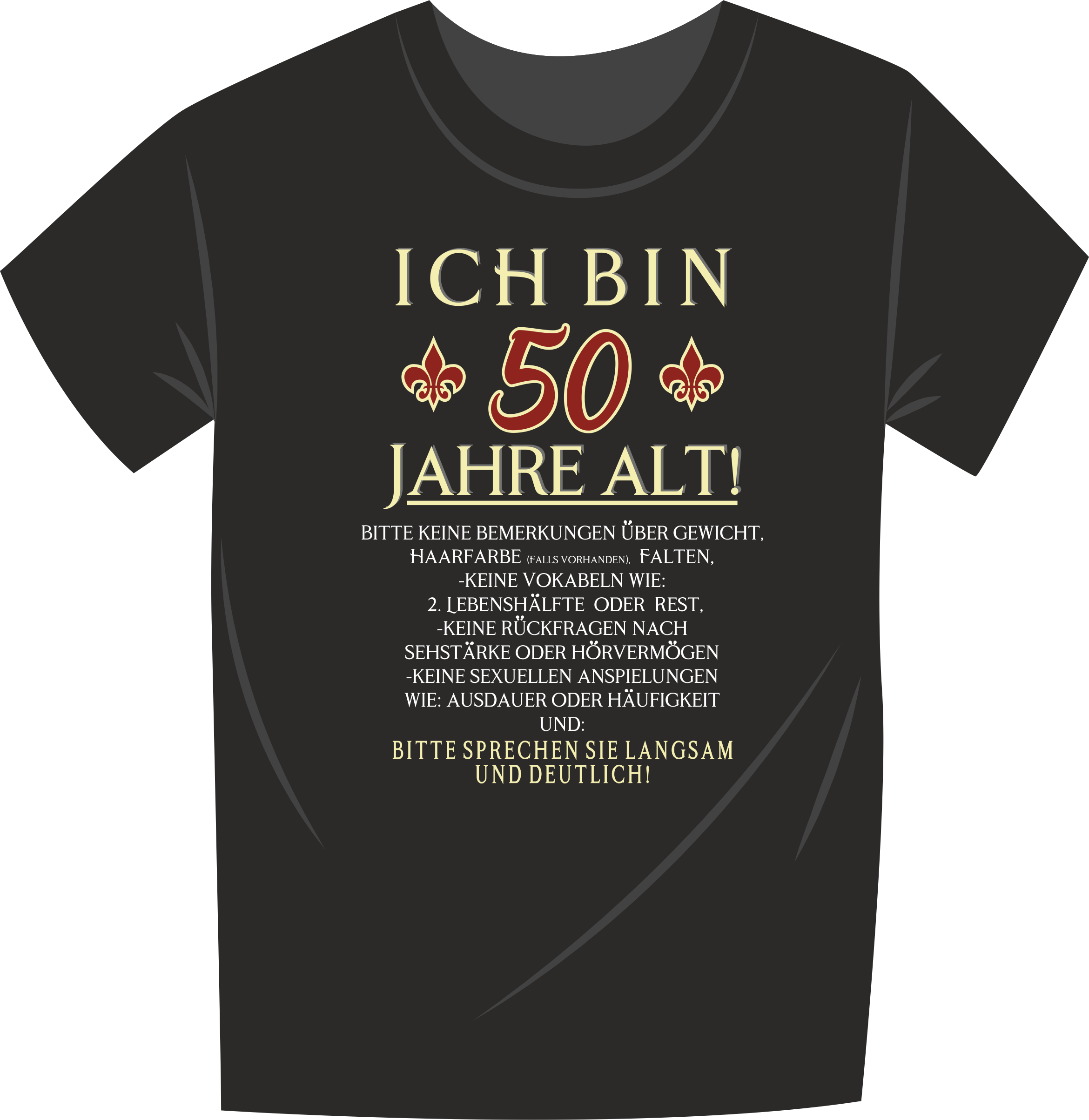 Geburtstagsshirt 50 Jahre