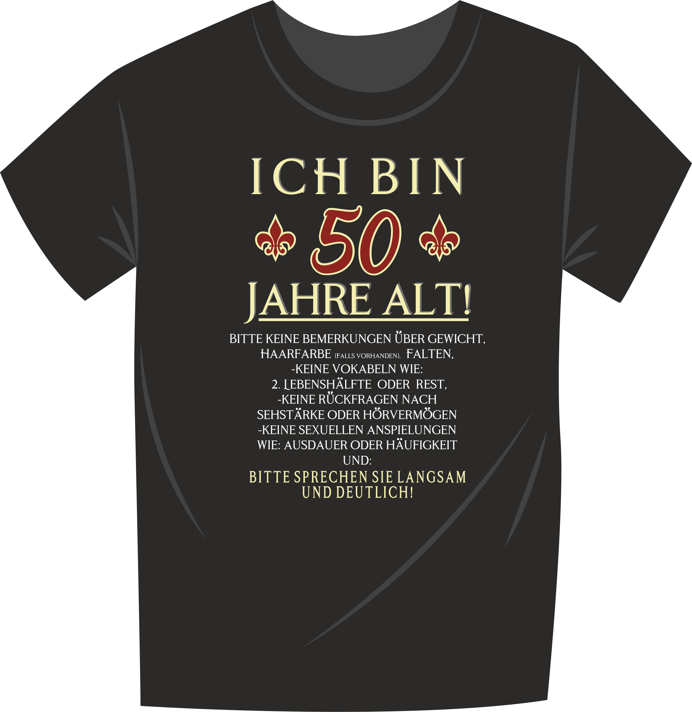 Geburtstagsshirt 50 Jahre 