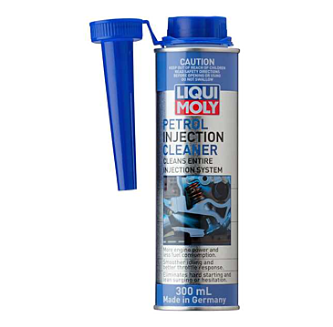 Canister of Liqui Moly Injection Cleaner fuel additive 