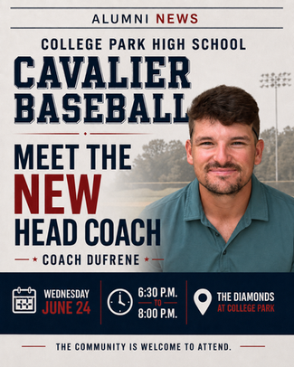 College Park Welcomes Ryan Dufrene as New Head Baseball Coach