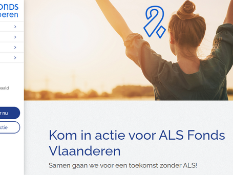 ALS Fonds Vlaanderen lanceert gloednieuw actieplatform voor fondsenwerving