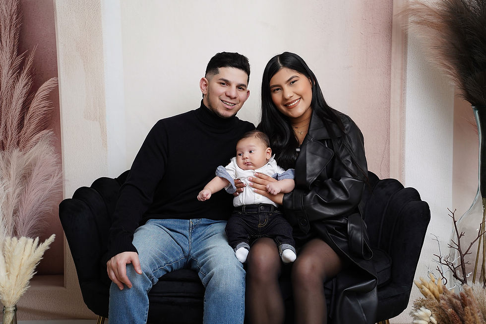 Real family photo with natural expressions by LaLa Photography