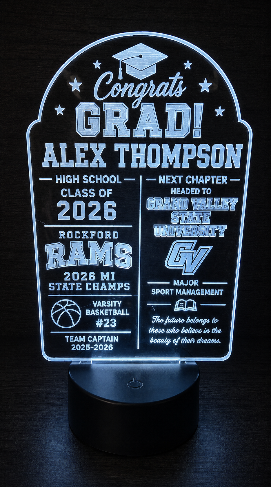 Graduation LED Light Display