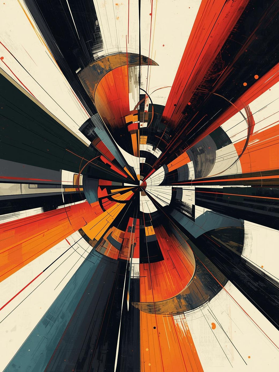 Plakat ABSTRAKCJA À LA Kazimierz „Kach” Ostrowski