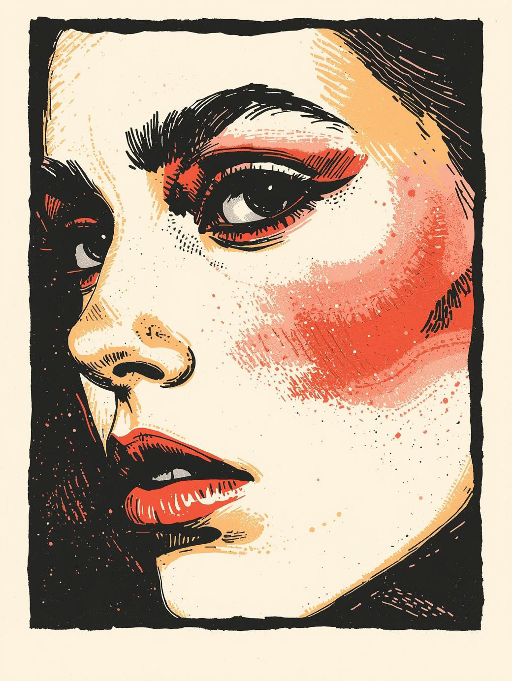 Plakat KOBIETA EKSPRESJA