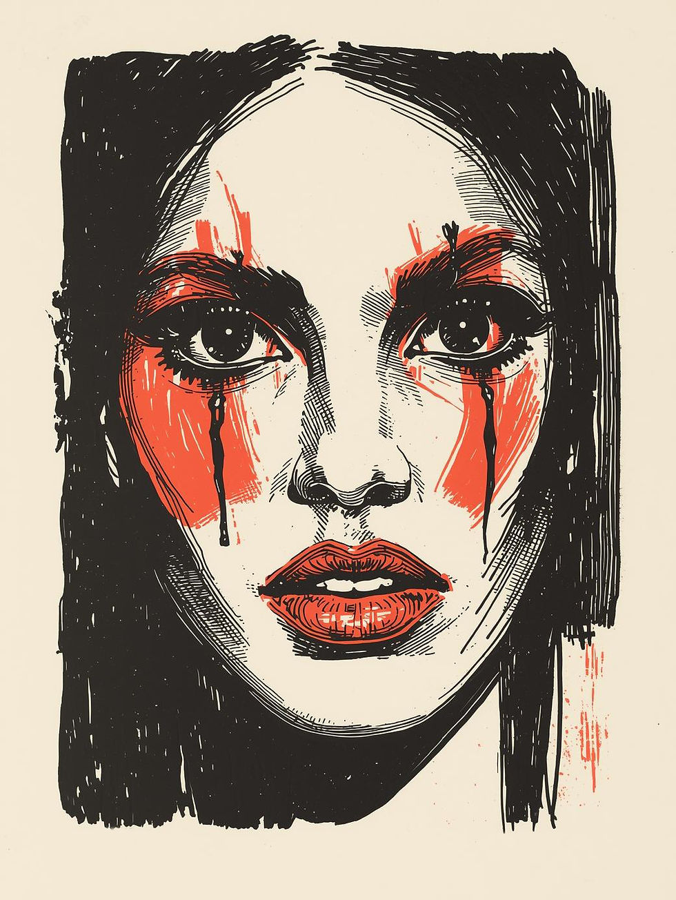 Plakat KOBIETA EKSPRESJA V.3