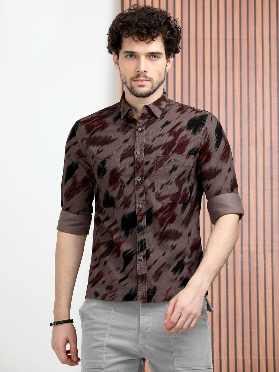 Thumbnail: Indigo Checks with Back Print