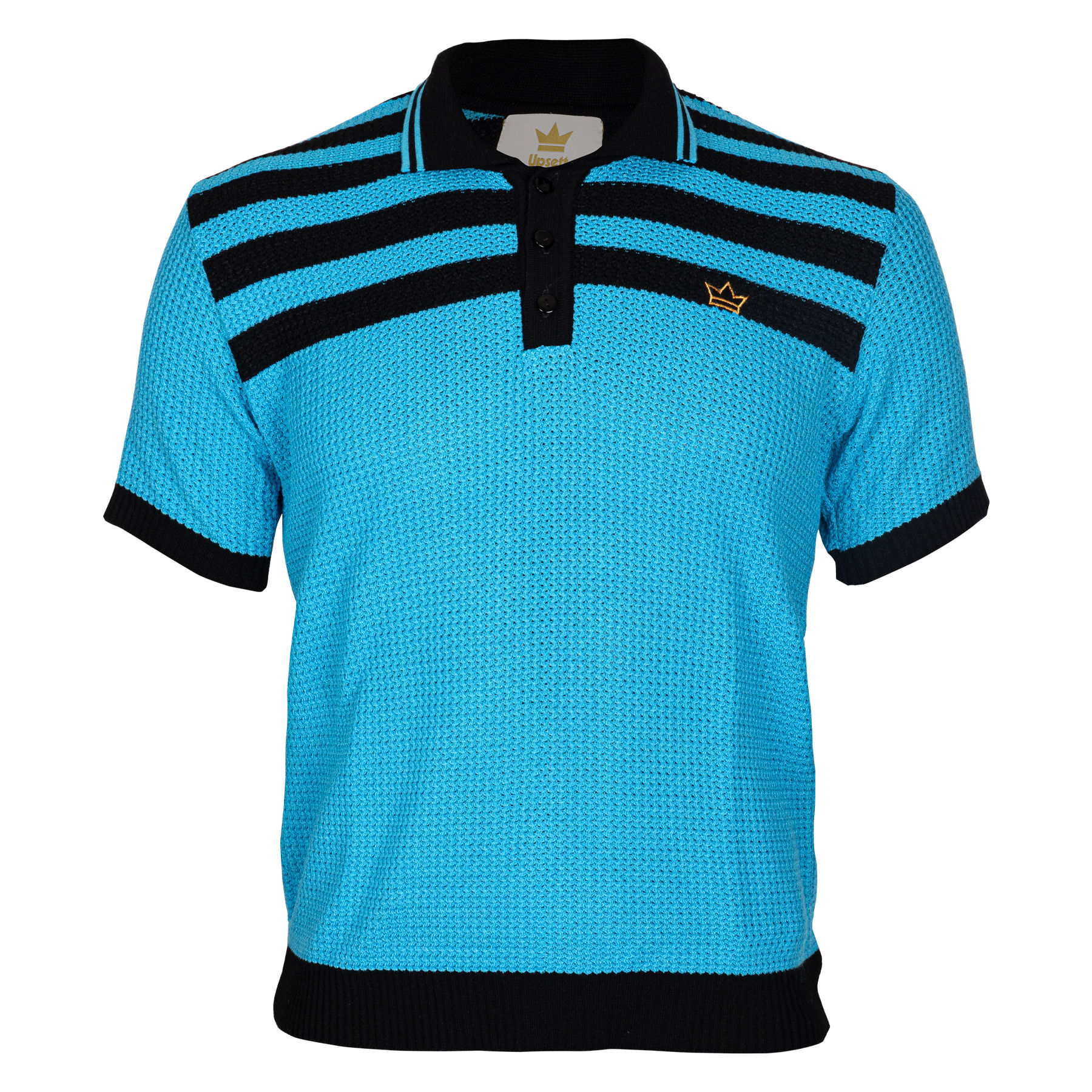 Upsett "Terry" Knitted Polo Shirt.