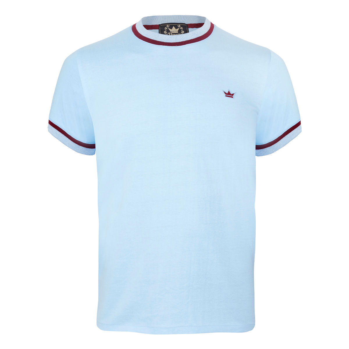 Upsett Sky & Wine Ringer Shirt