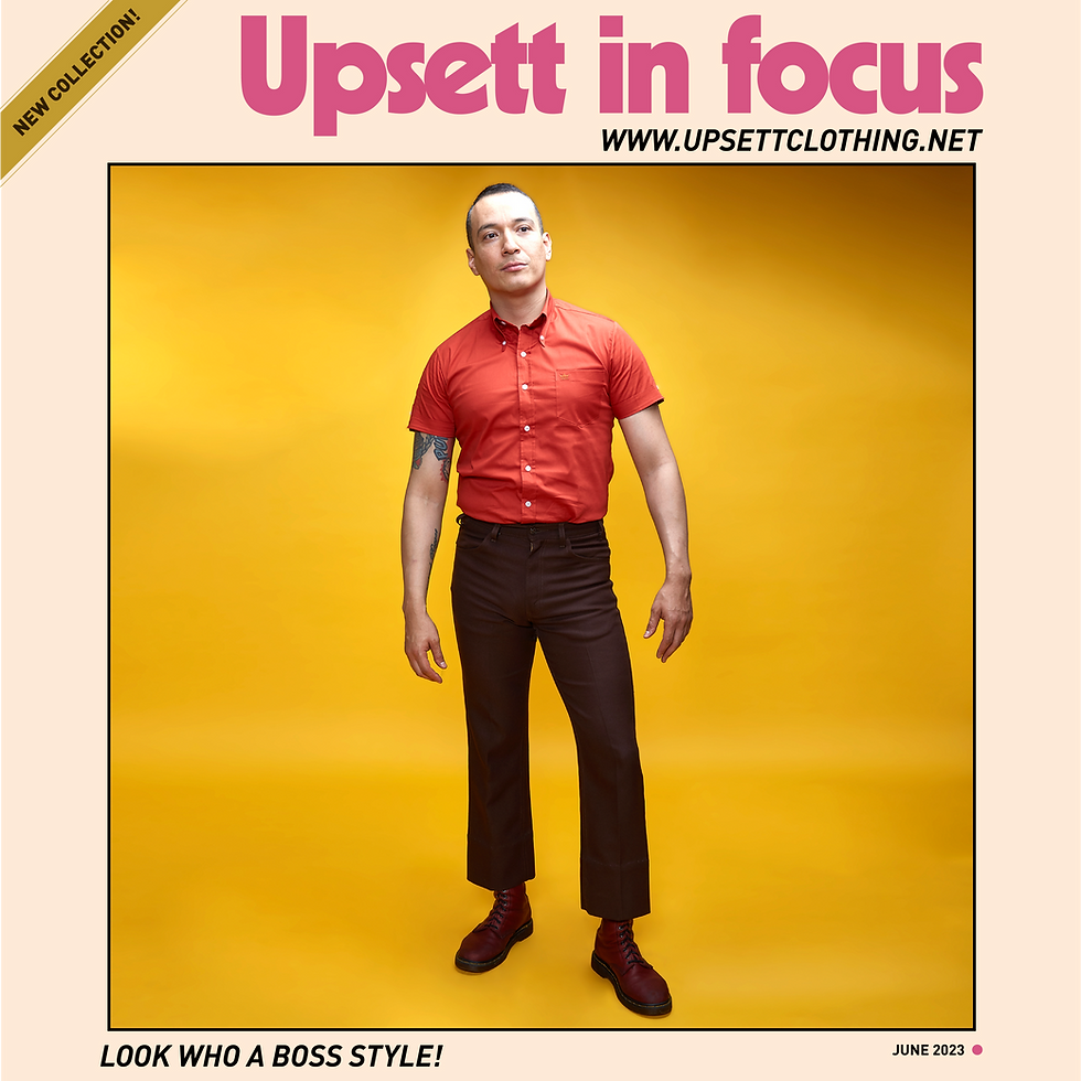 Upsett Button Down “CRAB” Old Orange.