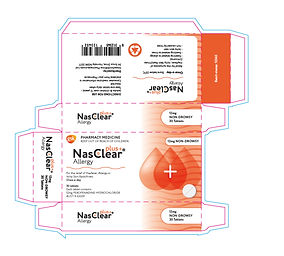 Nasclear Plus packaging flat