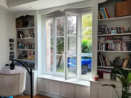 Grande fenêtre en PVC