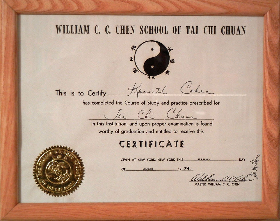 Teaching Certificate 1974