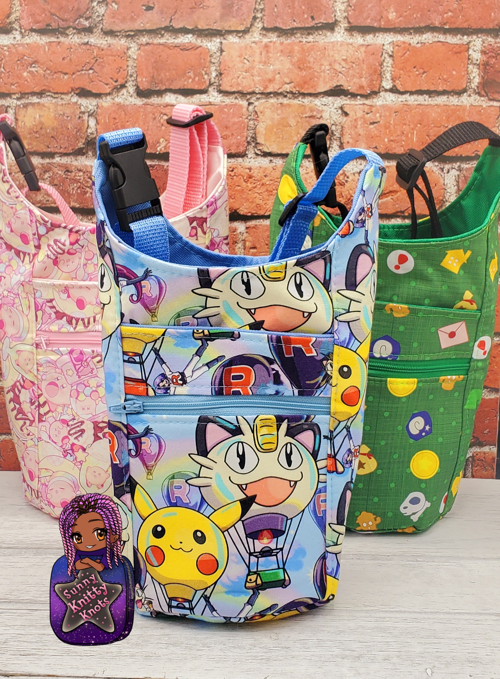Sunnyknittyknots Handmade geek inspired bags,  wallets and pouches Chizu Con 2024 artist alley