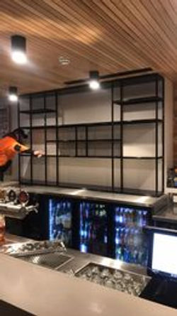 Custom Bar Shelving - Hotel
