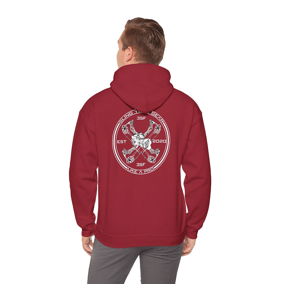 Thumbnail: LORIS Sling Your Gear Like A PRO Unisex Heavy Blend Hooded Sweatshirt