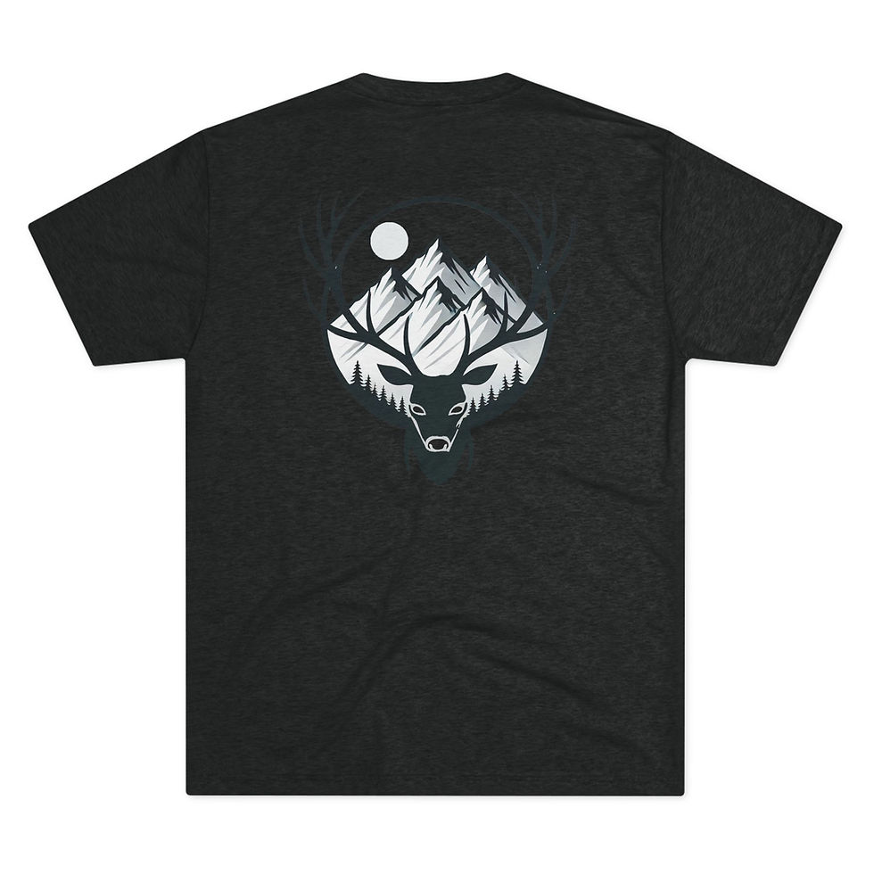 Thumbnail: LORIS Men's "Wilderness Crest" Tri-Blend Crew Tee 