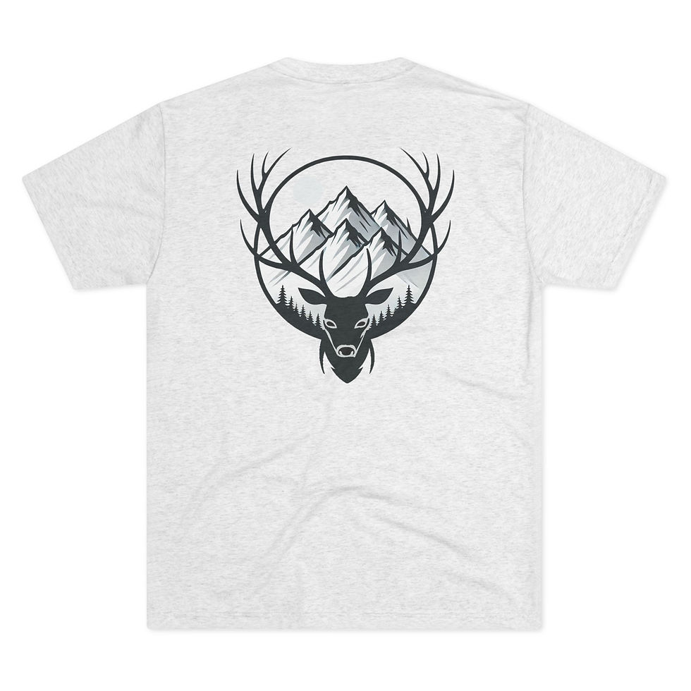 Thumbnail: LORIS Men's "Wilderness Crest" Tri-Blend Crew Tee 