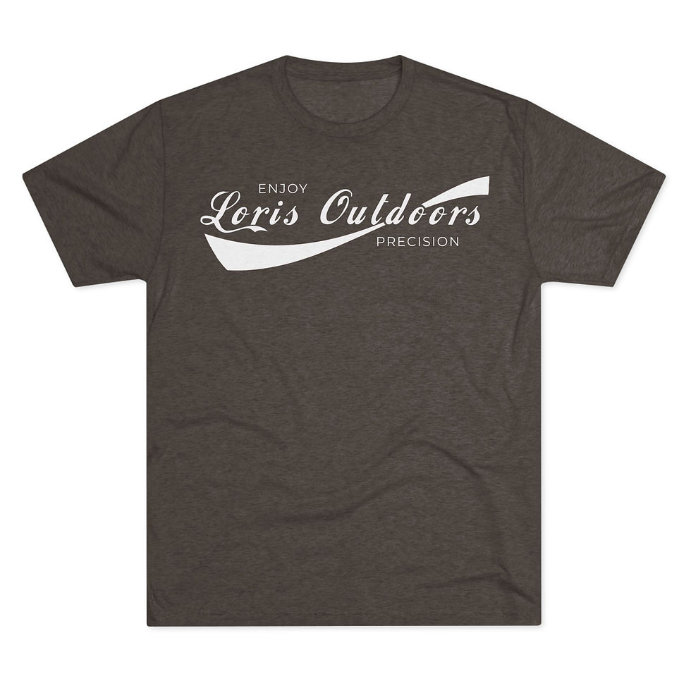 Thumbnail: LORIS Men's "Enjoy Precision" Tri-Blend Crew Tee