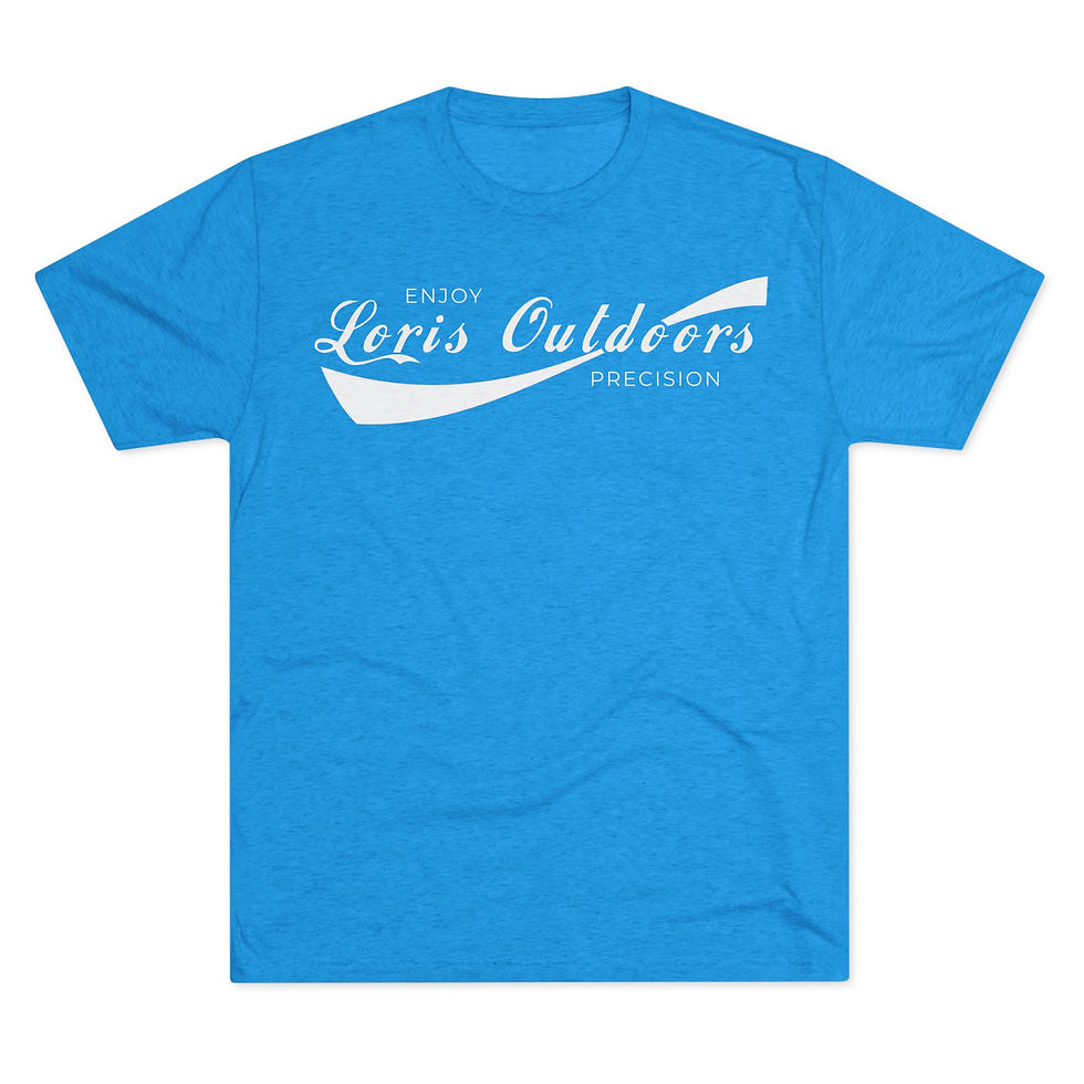 Thumbnail: LORIS Men's "Enjoy Precision" Tri-Blend Crew Tee