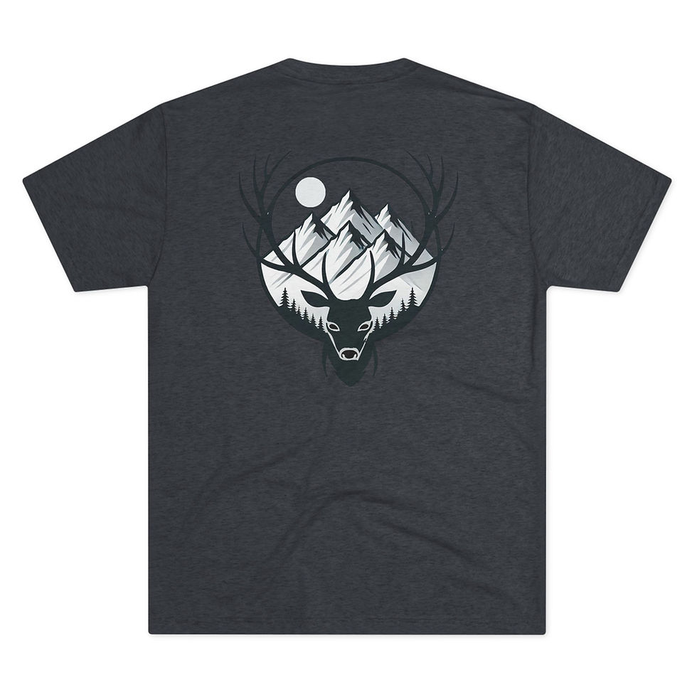 Thumbnail: LORIS Men's "Wilderness Crest" Tri-Blend Crew Tee 
