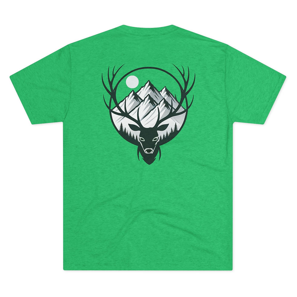 Thumbnail: LORIS Men's "Wilderness Crest" Tri-Blend Crew Tee 